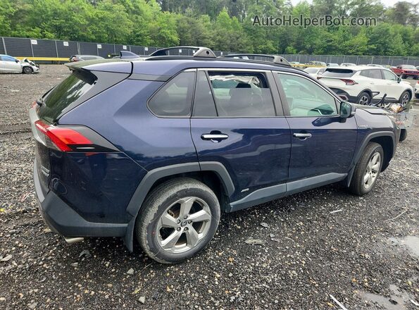 2T3DWRFV2KW014911 2019 TOYOTA RAV4 Синий Задняя правая четверть