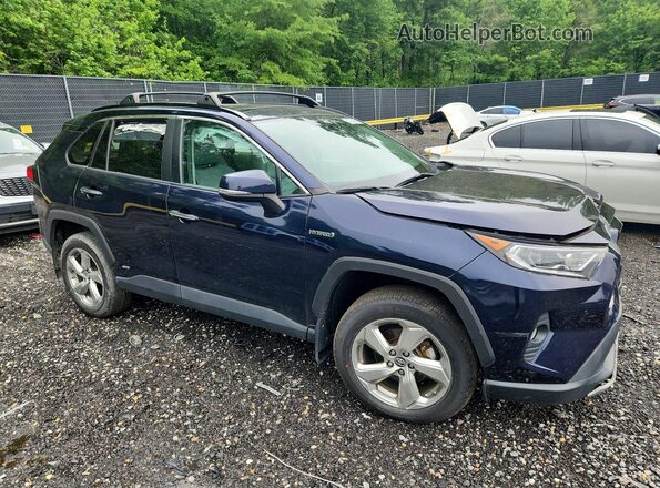 2T3DWRFV2KW014911 2019 TOYOTA RAV4 Синий Передняя правая четверть