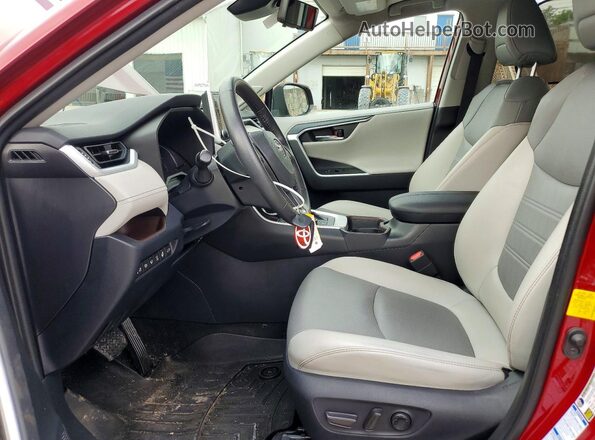 2T3DWRFV2KW043485 2019 TOYOTA RAV4 Burgundy 