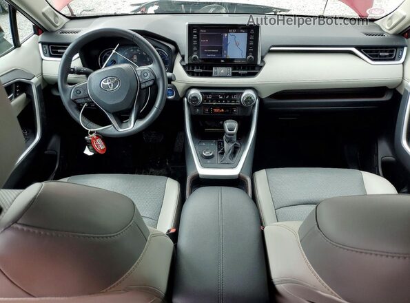 2T3DWRFV2KW043485 2019 TOYOTA RAV4 Burgundy 