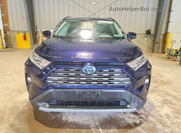 2T3DWRFV4KW035713 2019 TOYOTA RAV4 Blue Вид спереду