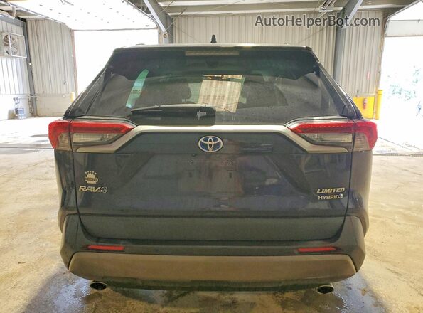 2T3DWRFV4KW035713 2019 TOYOTA RAV4 Blue Вид ззаду