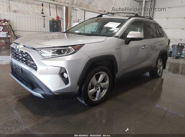 2T3DWRFV4KW041057 2019 TOYOTA RAV4 HYBRID Silver 
