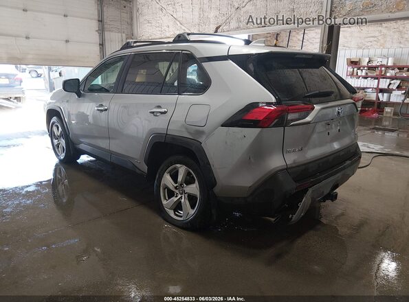 2T3DWRFV4KW041057 2019 TOYOTA RAV4 HYBRID Silver 