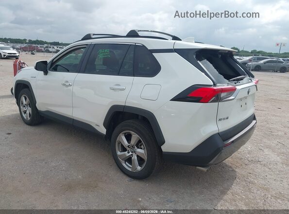 2T3DWRFV6LW061456 2020 TOYOTA RAV4 HYBRID Белый Задняя левая четверть
