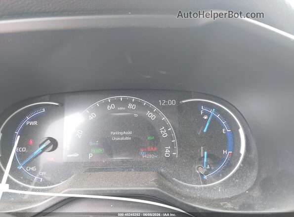 2T3DWRFV6LW061456 2020 TOYOTA RAV4 HYBRID Белый Вид задних сидений