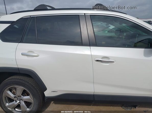 2T3DWRFV6LW061456 2020 TOYOTA RAV4 HYBRID Белый Вид задней части салона