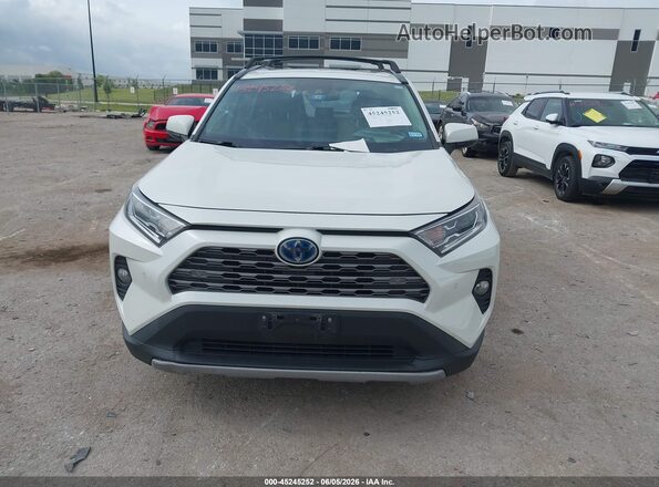 2T3DWRFV6LW061456 2020 TOYOTA RAV4 HYBRID Белый Вид щитка приборов
