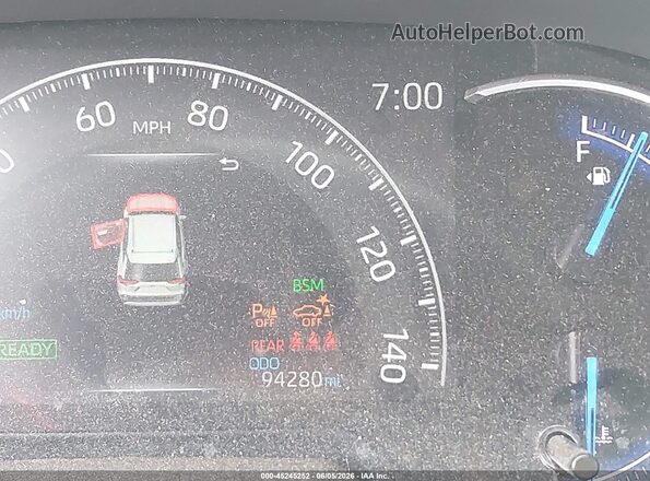 2T3DWRFV6LW061456 2020 TOYOTA RAV4 HYBRID Белый 