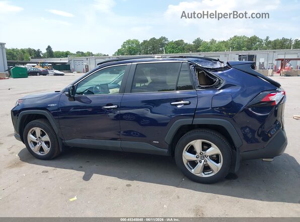 2T3DWRFV7KW017299 2019 TOYOTA RAV4 HYBRID Dark Blue 