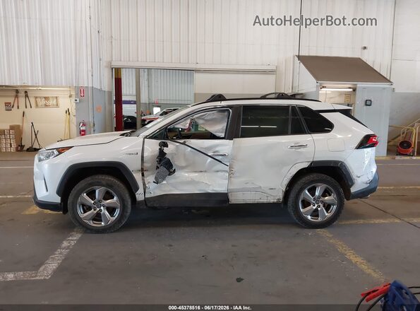 2T3DWRFV8LW052984 2020 TOYOTA RAV4 HYBRID White Rear interior view