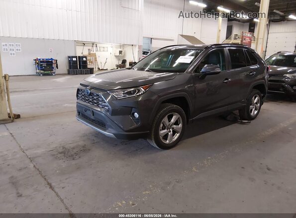 2T3DWRFVXKW031567 2019 TOYOTA RAV4 HYBRID Серый Передняя левая четверть