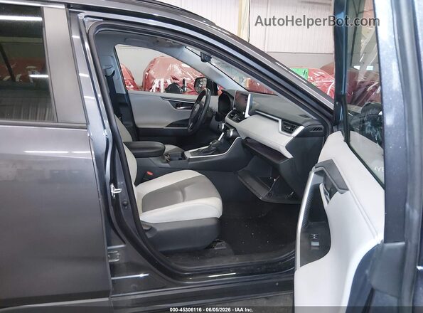 2T3DWRFVXKW031567 2019 TOYOTA RAV4 HYBRID Серый Вид салона спереди