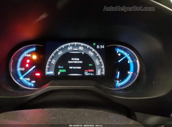 2T3DWRFVXKW031567 2019 TOYOTA RAV4 HYBRID Серый Вид задних сидений