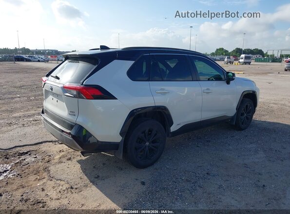 2T3E6RFV3NW031774 2022 TOYOTA RAV4 HYBRID White Trasero derecho