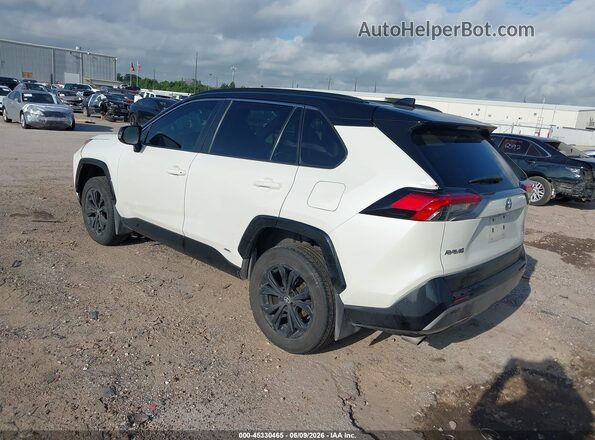 2T3E6RFV3NW031774 2022 TOYOTA RAV4 HYBRID White Trasero izquierdo