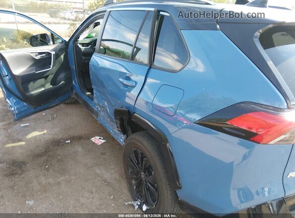 2T3E6RFV3NW032388 2022 TOYOTA RAV4 HYBRID Blue Вид спереду