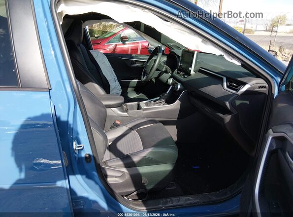 2T3E6RFV3NW032388 2022 TOYOTA RAV4 HYBRID Blue Вид салону спереду