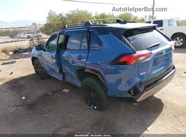 2T3E6RFV3NW032388 2022 TOYOTA RAV4 HYBRID Blue Задня ліва чверть