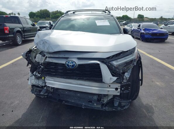 2T3E6RFV3NW035730 2022 TOYOTA RAV4 HYBRID Silver Rear interior view