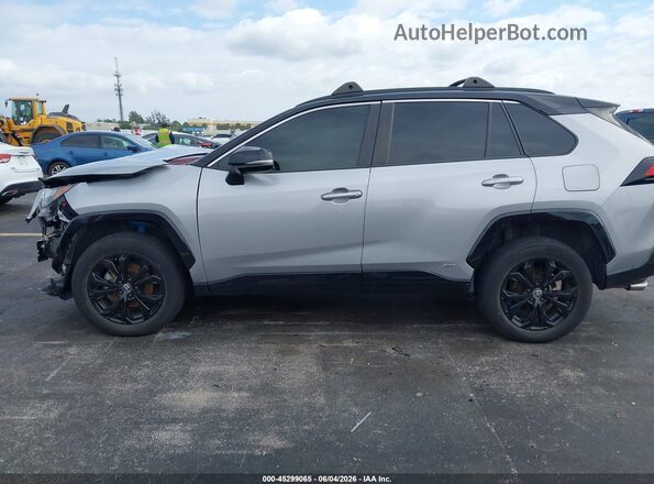 2T3E6RFV3NW035730 2022 TOYOTA RAV4 HYBRID Silver 