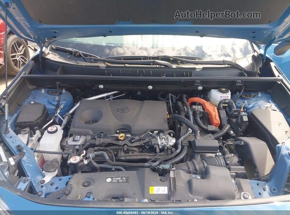 2T3E6RFV3RW075974 2024 TOYOTA RAV4 HYBRID Blue უკანა ხედი