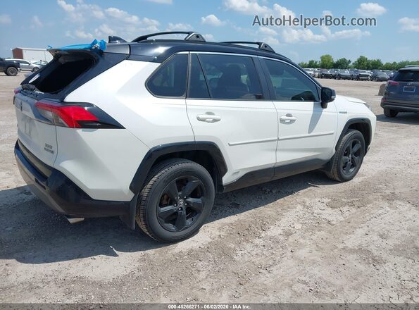 2T3E6RFV4MW014528 2021 TOYOTA RAV4 HYBRID White Tył prawy