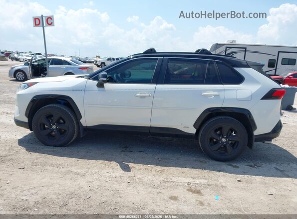 2T3E6RFV4MW014528 2021 TOYOTA RAV4 HYBRID White Widok wnętrza 360 stopni