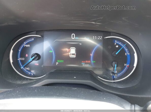 2T3E6RFV4MW014528 2021 TOYOTA RAV4 HYBRID White Widok tylnych siedzeń
