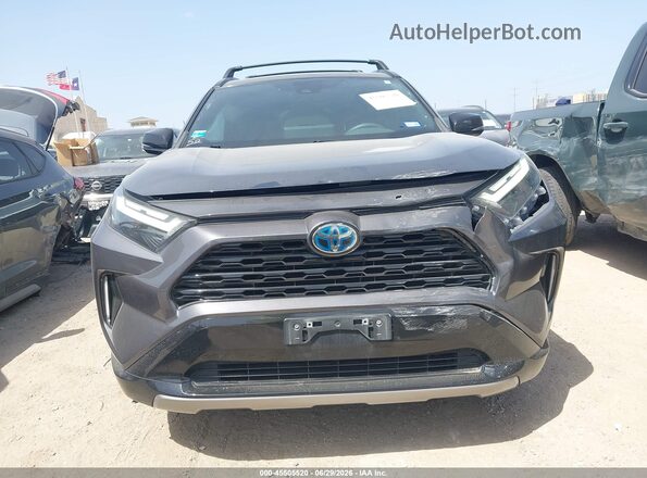 2T3E6RFV4PW038042 2023 TOYOTA RAV4 HYBRID Gray Vista interior trasera