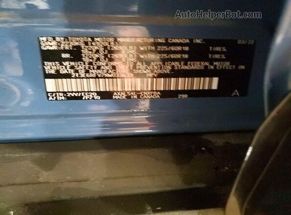 2T3E6RFV7NW033639 2022 TOYOTA RAV4 Blue 