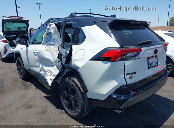 2T3E6RFV9MW025170 2021 TOYOTA RAV4 HYBRID White Rear left