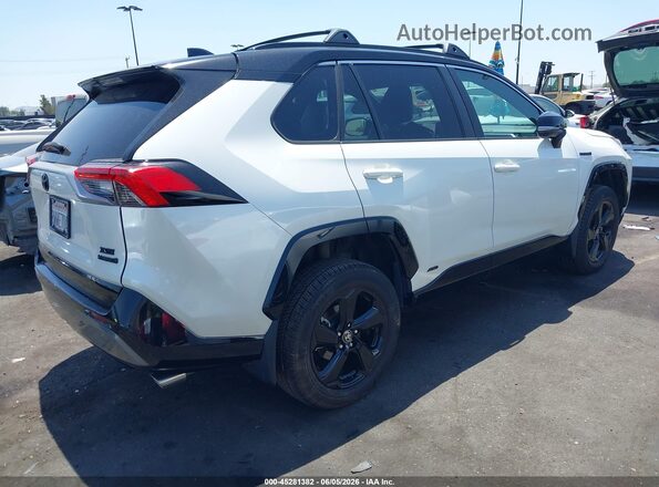 2T3E6RFV9MW025170 2021 TOYOTA RAV4 HYBRID White Rear right