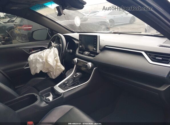 2T3EWRFV2LW069462 2020 TOYOTA RAV4 HYBRID Gray Widok wnętrza z przodu