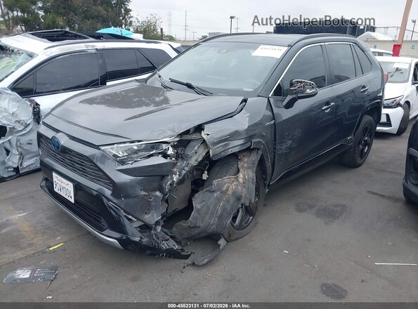 2T3EWRFV2LW069462 2020 TOYOTA RAV4 HYBRID Gray Przód lewy