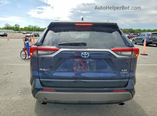 2T3EWRFV4KW035425 2019 TOYOTA RAV4 Blue 