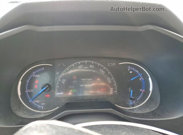 2T3EWRFV4KW035425 2019 TOYOTA RAV4 Blue 