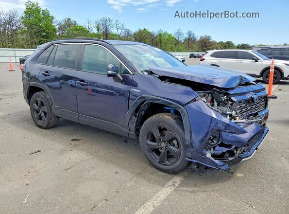 2T3EWRFV4KW035425 2019 TOYOTA RAV4 Blue 