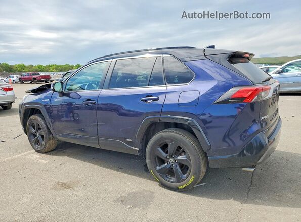 2T3EWRFV4KW035425 2019 TOYOTA RAV4 Blue 