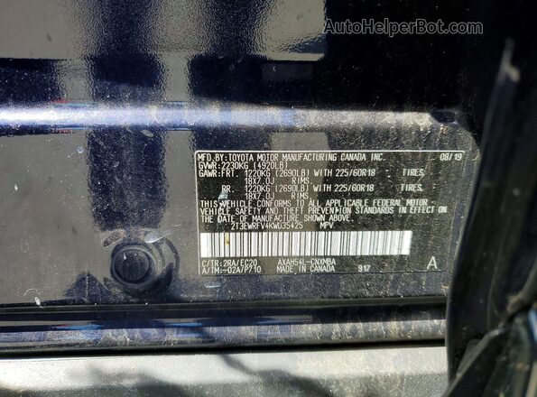 2T3EWRFV4KW035425 2019 TOYOTA RAV4 Blue 
