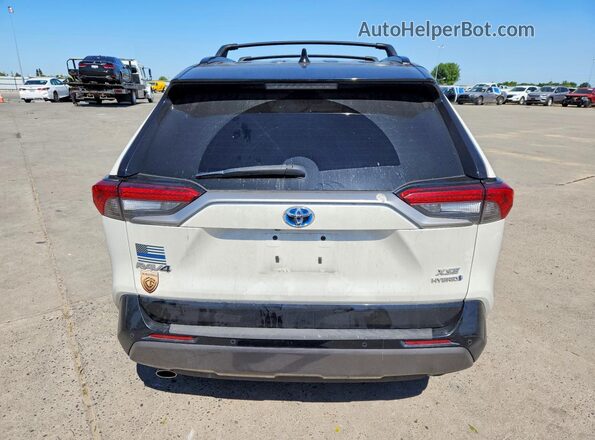 2T3EWRFV6LW055483 2020 TOYOTA RAV4 White Հետևի տեսք