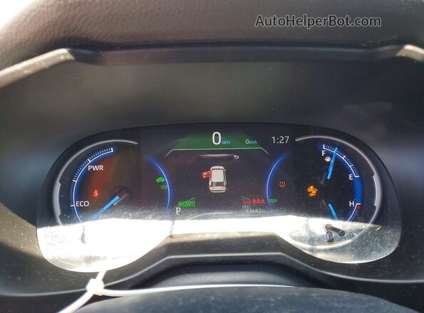 2T3EWRFVXKW015678 2019 TOYOTA RAV4 Gray Սարքավորումների վահանակի տեսք