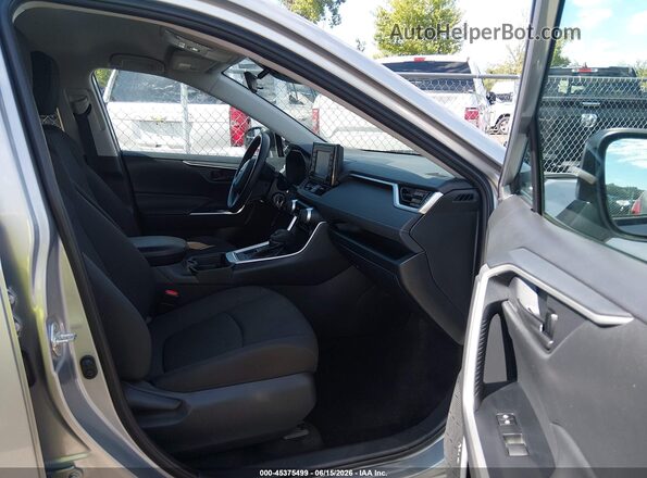 2T3F1RFV0KC026693 2019 TOYOTA RAV4 Silver Front interior view