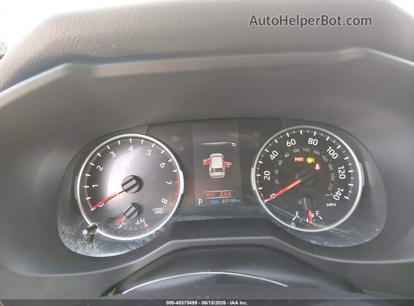 2T3F1RFV0KC026693 2019 TOYOTA RAV4 Silver Rear seats view