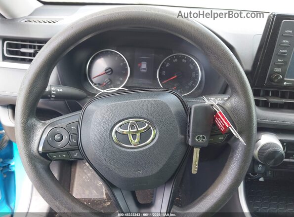 2T3F1RFV0LC136953 2020 TOYOTA RAV4 Blue Առջևի վահանակի տեսք