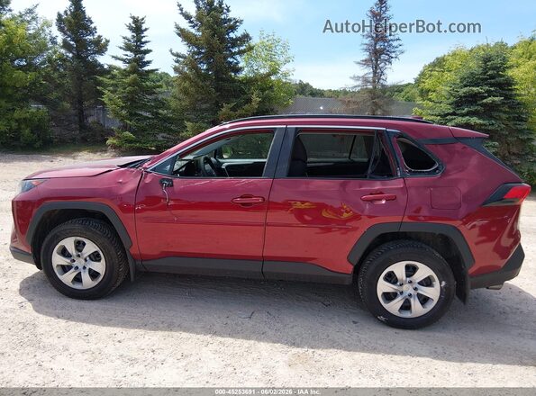 2T3F1RFV0MW171265 2021 TOYOTA RAV4 Темно-бордовый 
