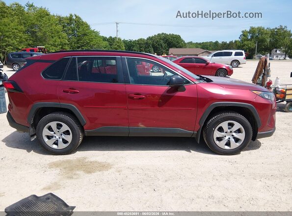 2T3F1RFV0MW171265 2021 TOYOTA RAV4 Темно-бордовый 