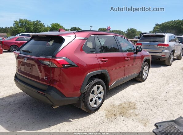 2T3F1RFV0MW171265 2021 TOYOTA RAV4 Темно-бордовый 