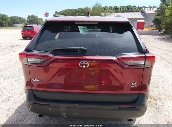 2T3F1RFV0MW171265 2021 TOYOTA RAV4 Темно-бордовый 