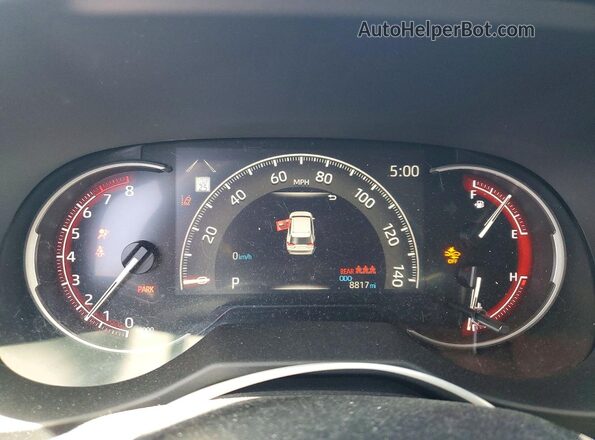2T3F1RFV0PC356003 2023 TOYOTA RAV4 Silver ხელსაწყოთა პანელის ხედი